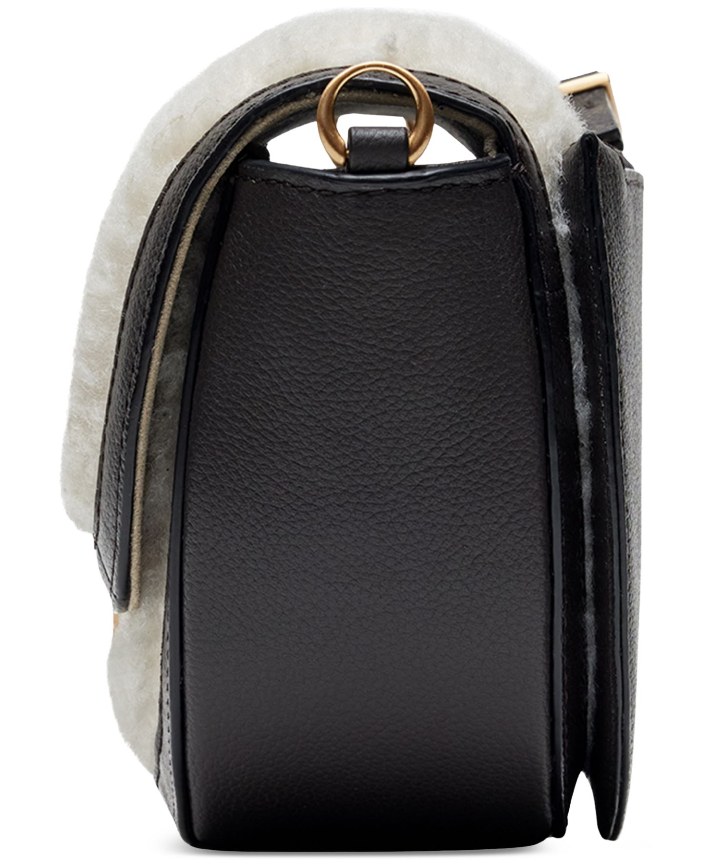 Женская сумка orYANY Lottie Eco Fur Small Crossbody, цвет: Слоновая кость — фото 5