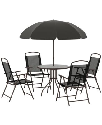 Outdoor Chair, Folding Design, Umbrella for Camping, Travel and Outdoor Activities