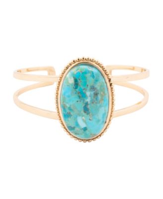 Women's Refined Turquoise Cuff Bracelet