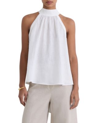 Women's Andi Halterneck Sleeveless Scarf Top