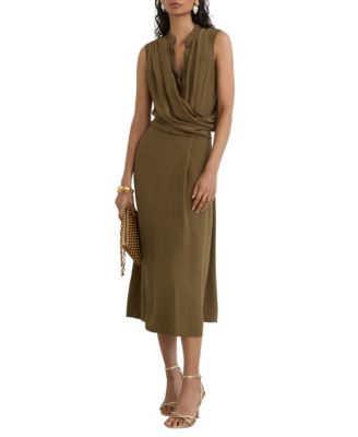 Women's Gracie Fitted Asymmetrical Midi Dress