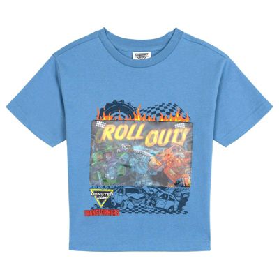 Toddler Boys' 2T-5T Monster Jam Interactive 3D T-Shirt