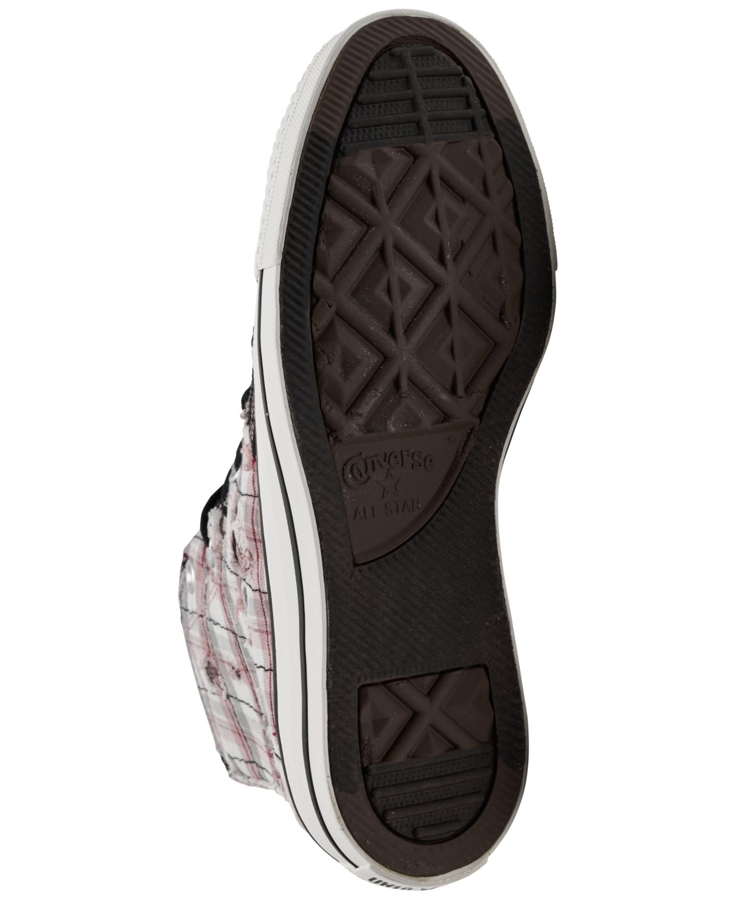 Женские высокие парусиновые кеды Converse Ctas Hi Petal Pit, цвет: Розовый / Чёрный — фото 6