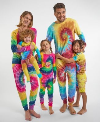 Matching Family Tie Dye Swirl Cotton Pajamas