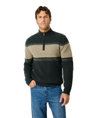 Men's Clover Park Merino Wool Quarter-Zip Funnel Neck Sweater