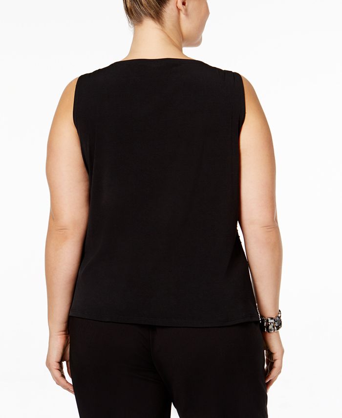 MSK Plus Size Embellished Blouse Macy s