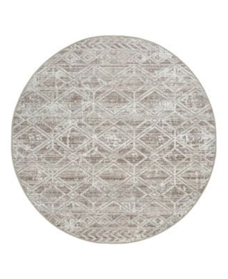 CLOSEOUT! Livigno 1243 5'3" x 5'3" Round Area Rug
