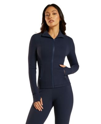 Women's Fitted Cinched-Waist Be 180 Zip-Up Jacket