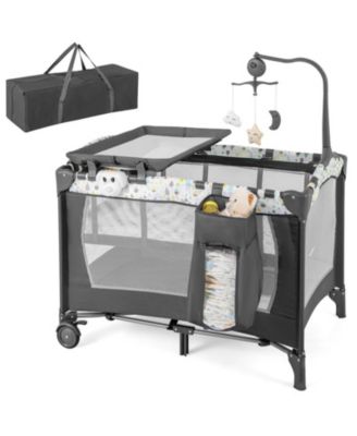 Multi-Functional Baby Playpen with Removable Changing Table