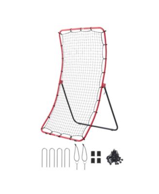 4 x 5.5 FT Baseball Rebounder Net with Five Bounce Angles