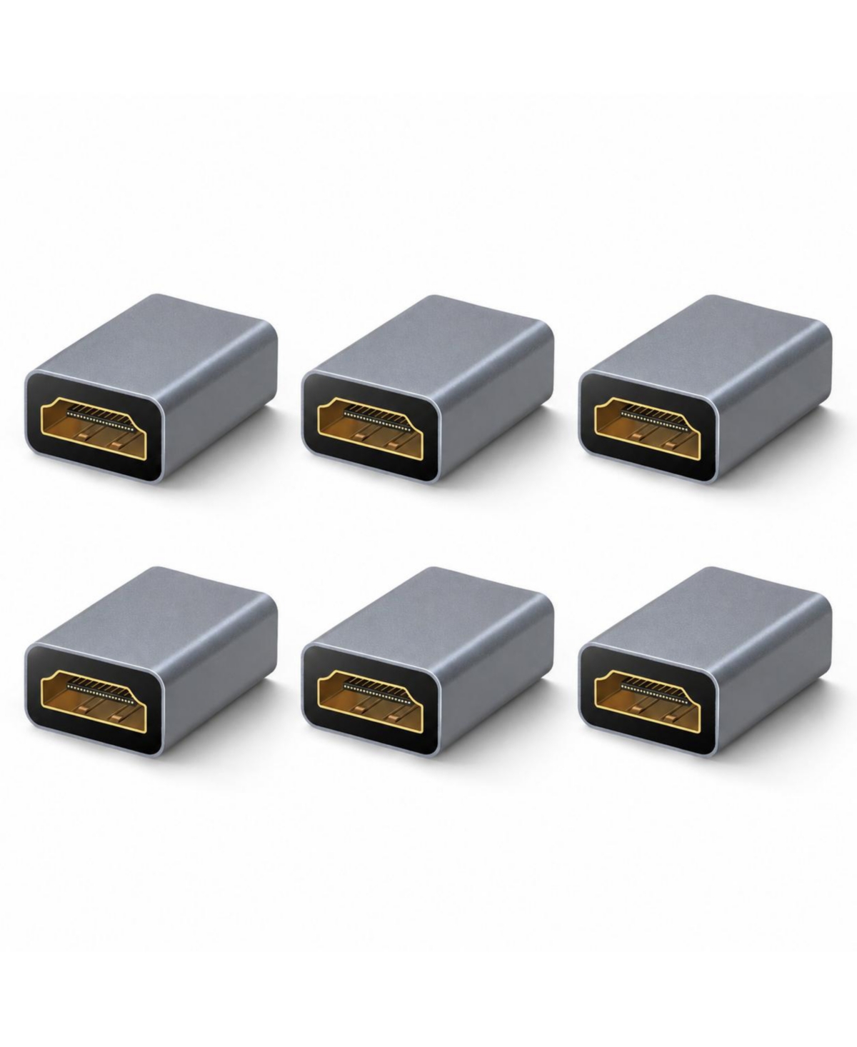 Lofree 8K Hdmi 8K60Hz/4K120Hz Cable Adapter, Female to Female, 6-Pack