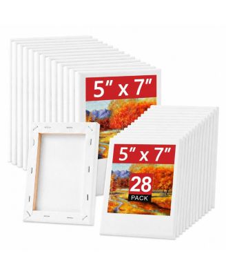 Stretched Blank Painting Canvases Multi Size Variety Primed for Artists