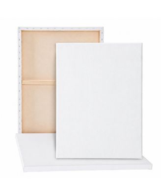 3 Pack Stretched Cotton Painting Canvases Gallery Depth Artist Quality