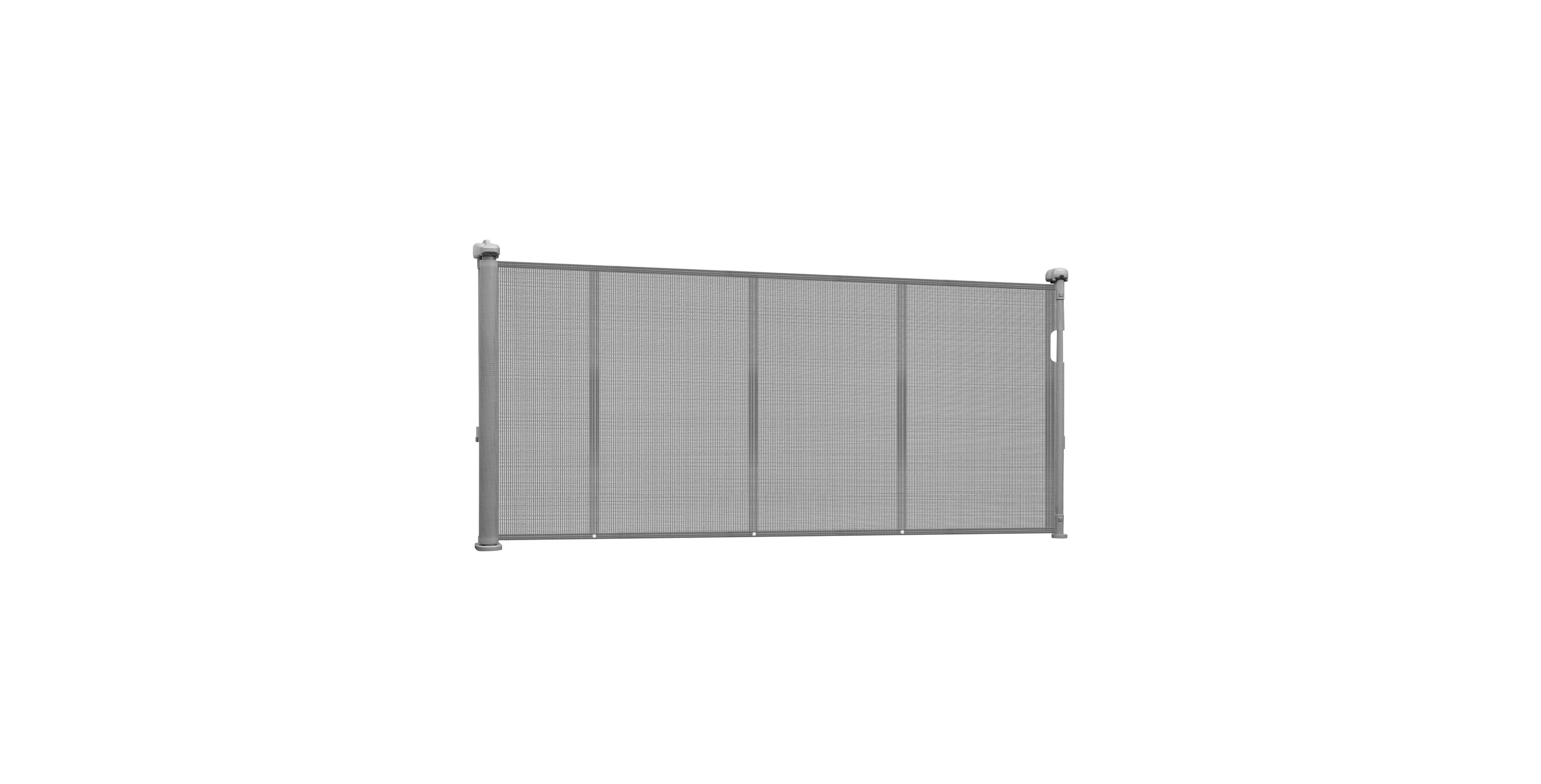 Gouun Extra-Wide Retractable Mesh Baby Gate with Anti-Crawl Strip