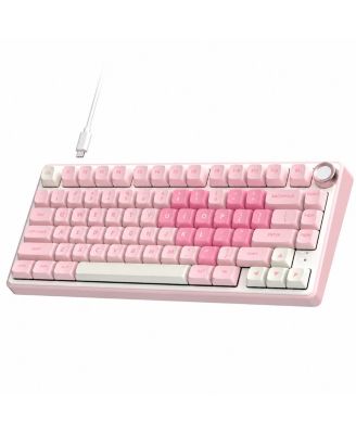 75% Gasket Mount Wired Hot-Swappable RGB Gaming Keyboard for PC