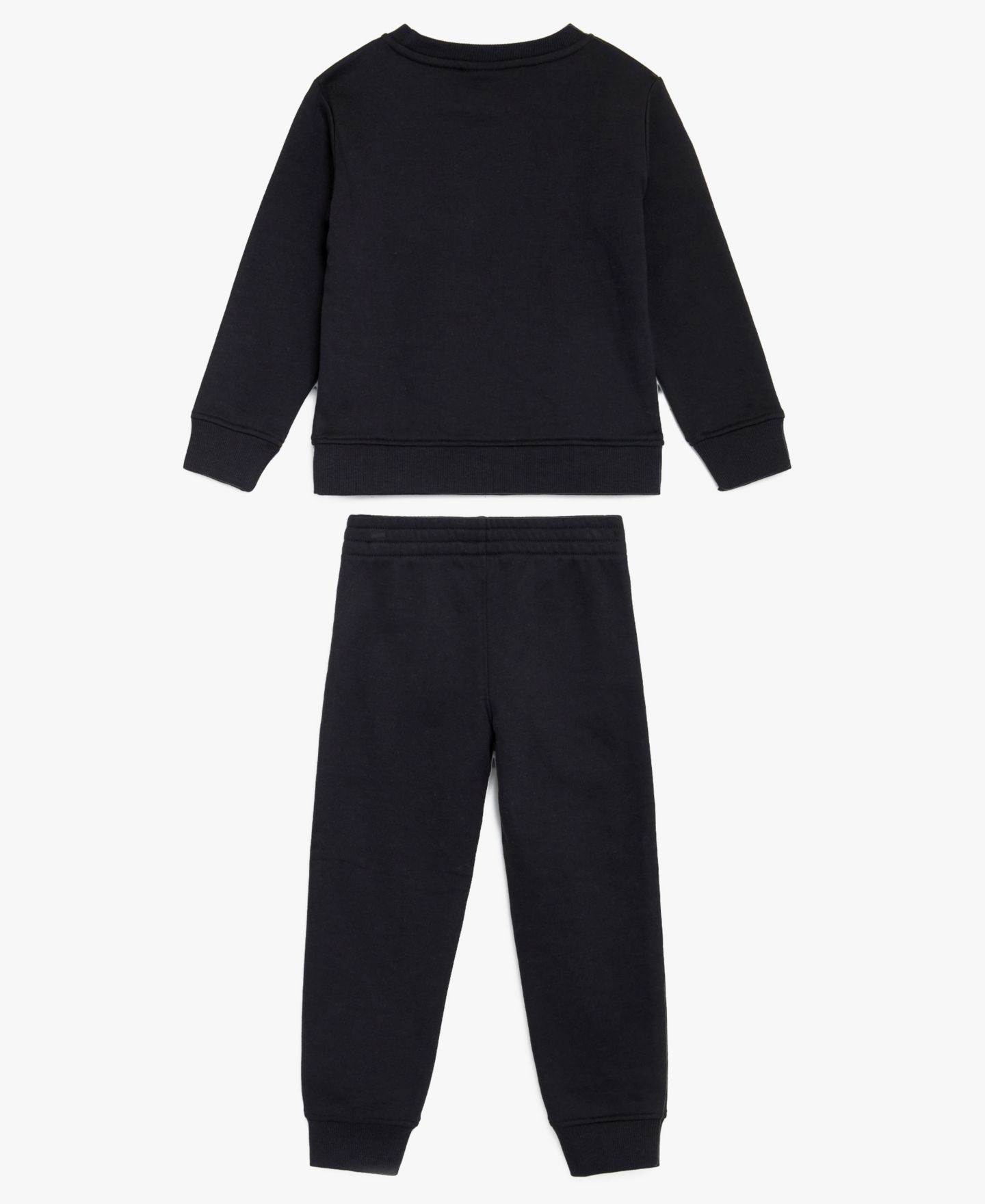 Комплект Champion Signature Logo Fleece Long-Sleeve Sweatshirt and Joggers, 2-Piece Set для мальчиков, цвет: Чёрный оникс — фото 2