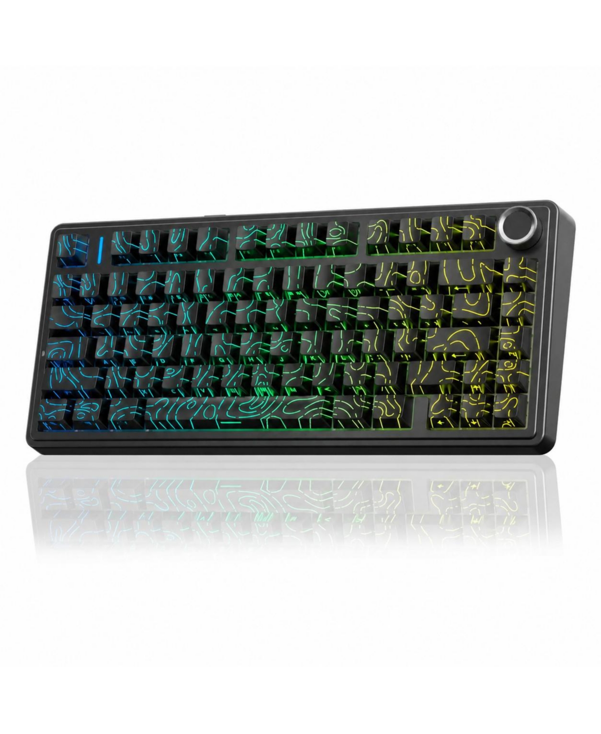 Lofree Wireless Hall Effect Hot-Swappable Gaming Keyboard for Pc and Mac - Line design black
