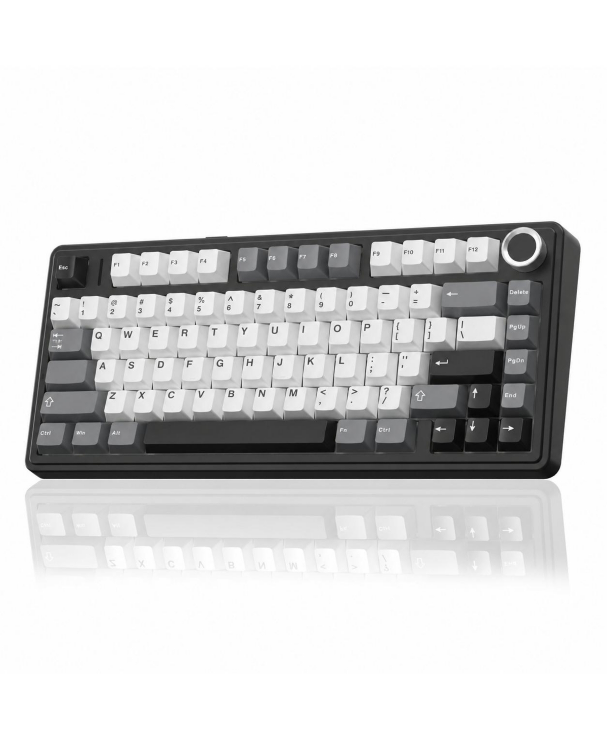 Lofree Wireless Hall Effect Hot-Swappable Gaming Keyboard for Pc and Mac - Whitegreyblack
