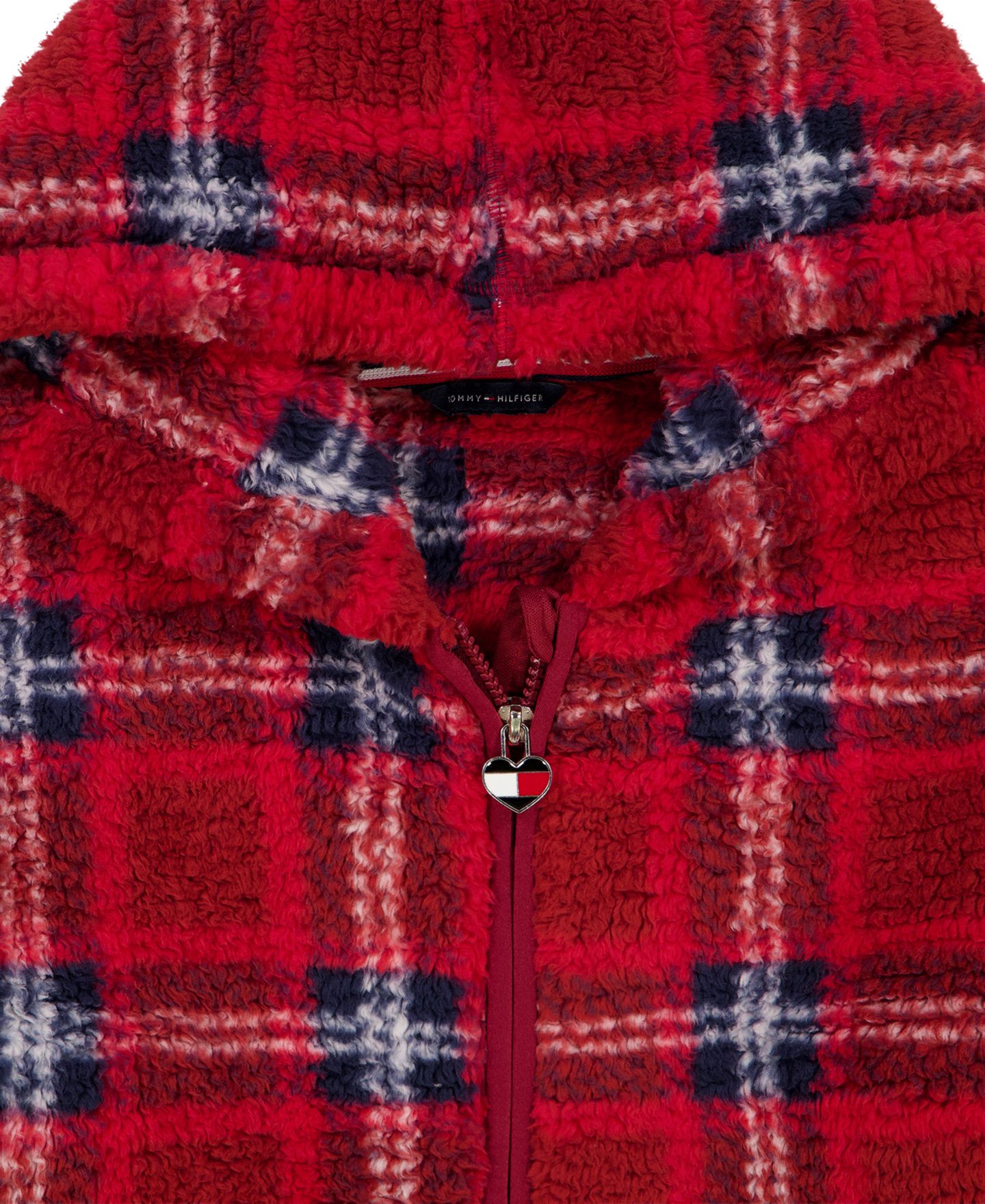 Куртка Tommy Hilfiger Printed Fairisle Minky для девочек, цвет: Мерло — фото 4
