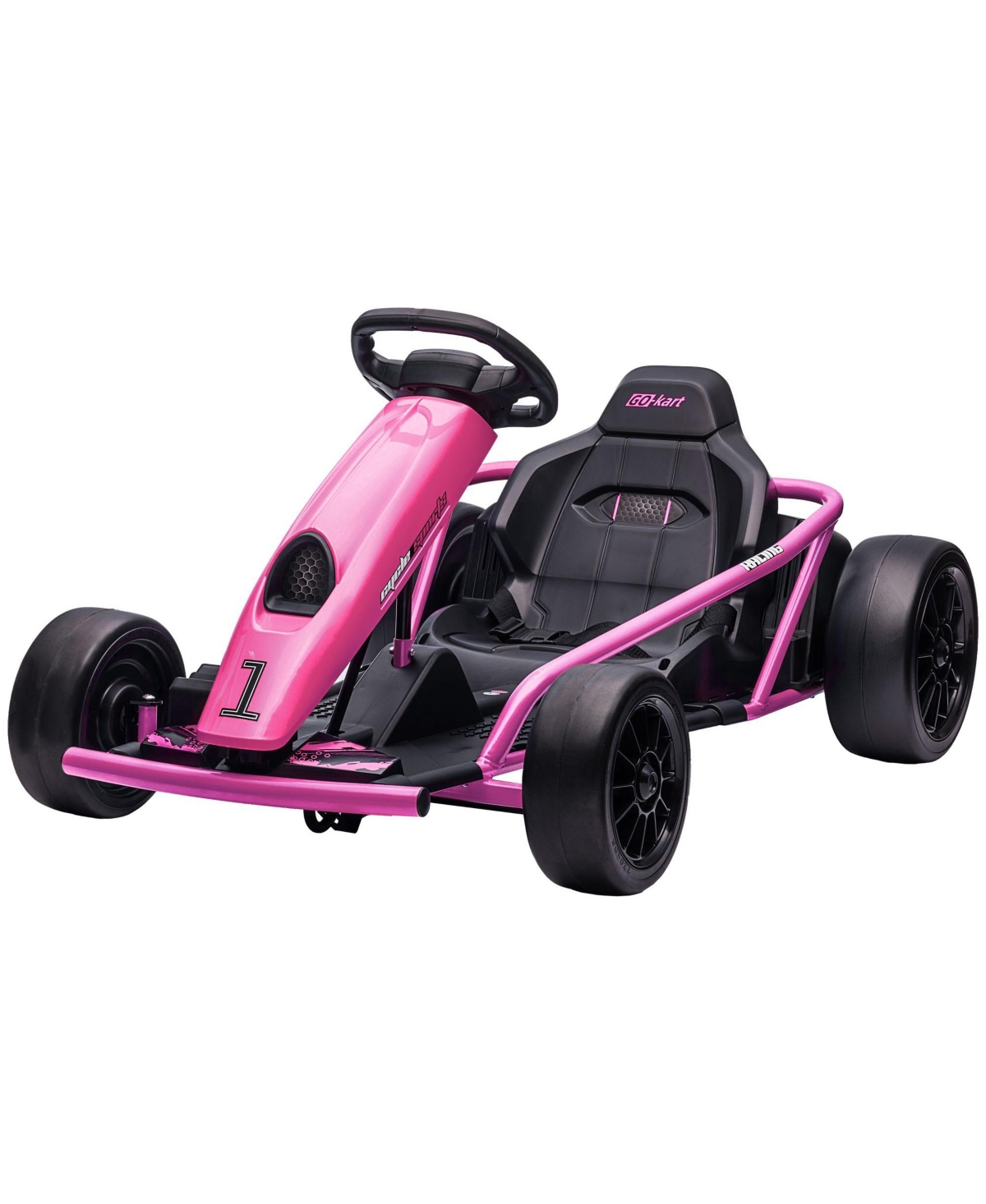 Sevorley 24V Go-Kart With Horn and Music, Ages 8-12