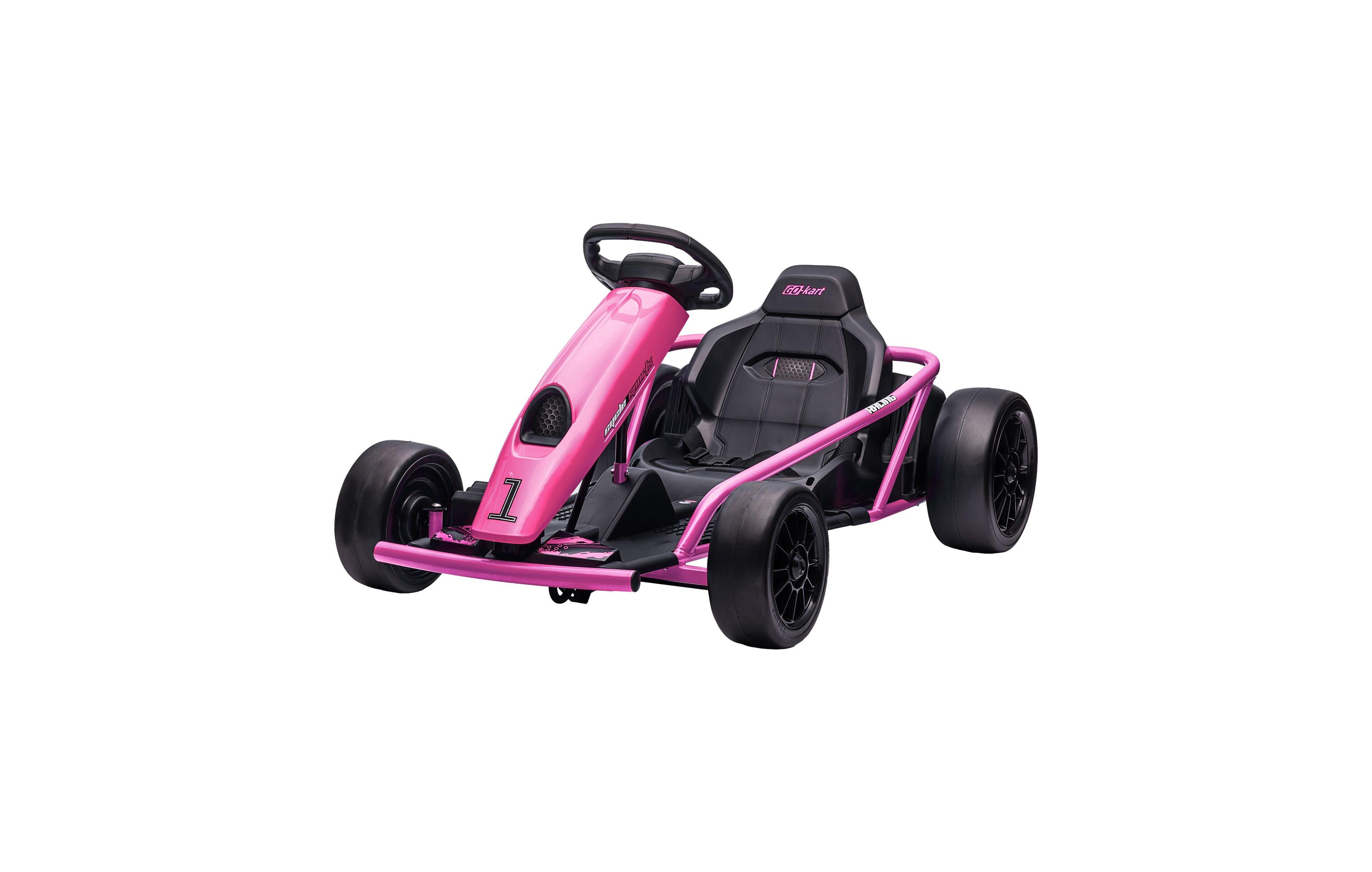 Sevorley 24V Go-Kart With Horn and Music, Ages 8-12