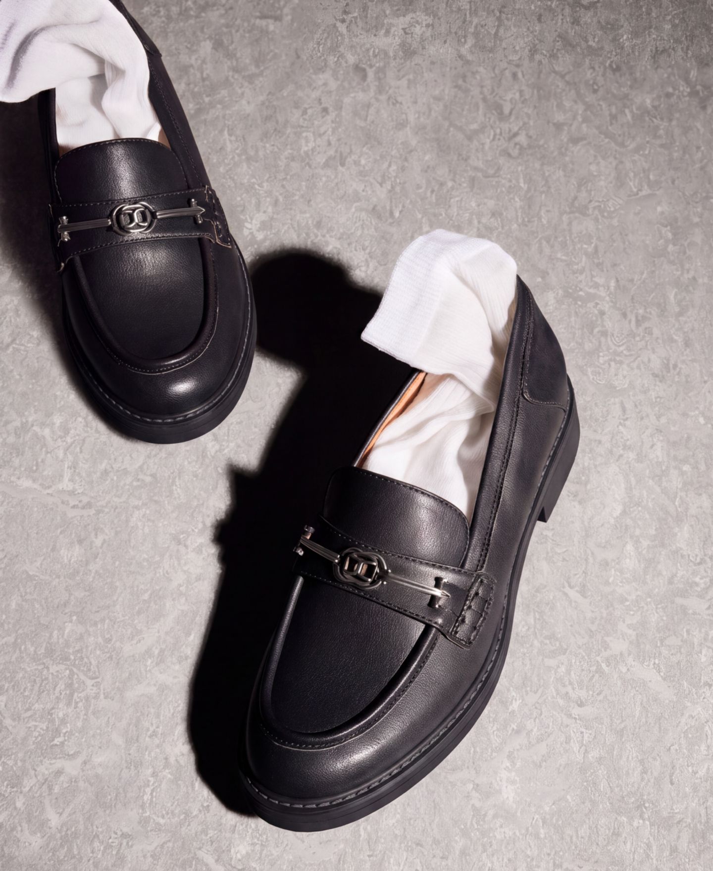 Женские туфли Naturalizer Pryce Slip-On, цвет: Чёрная искусственная кожа — фото 3