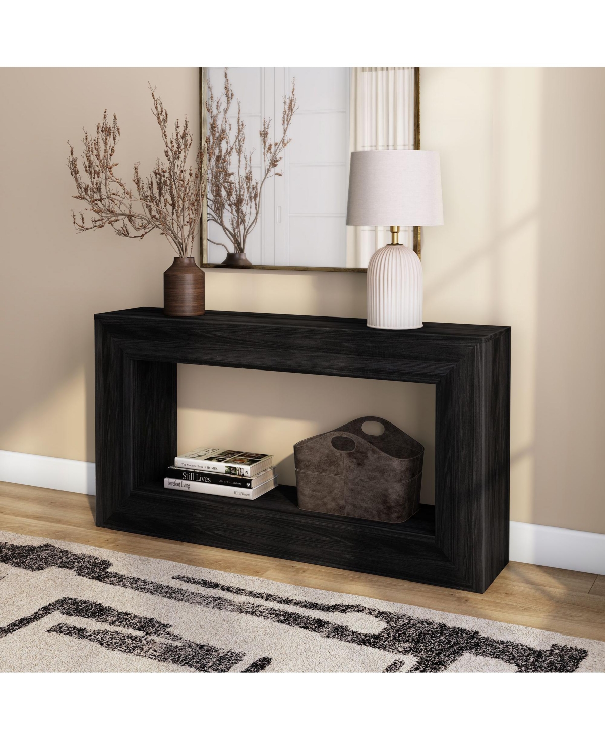 Plank+Beam Grande Console Table w/ Bottom Shelf (56in / 1420mm)