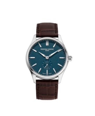 Men's Automatic Swiss Classics Watch Brown Leather, 40mm