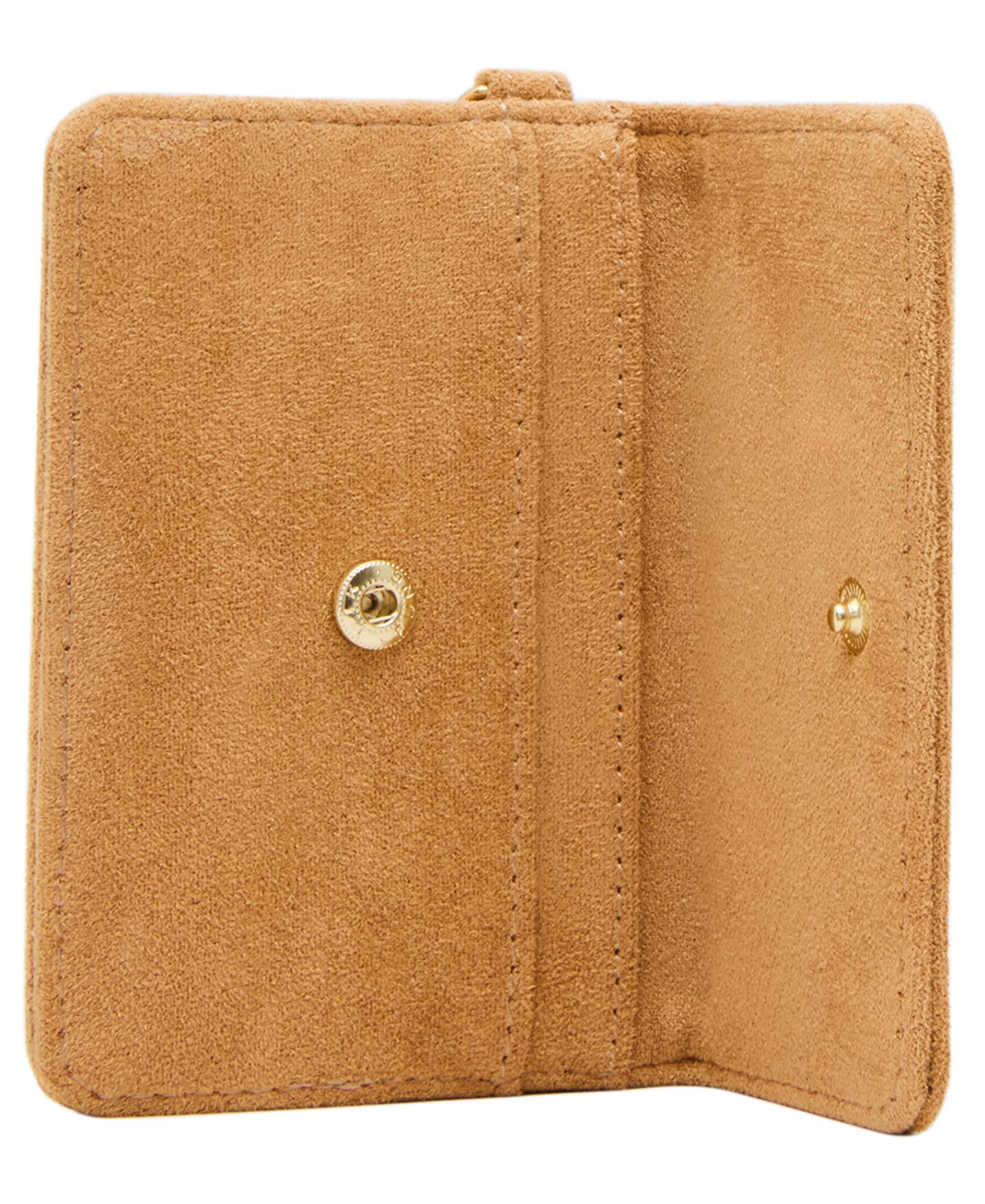 Женский кошелёк Madden Girl Compact Snap Closure Card Case Wallet, цвет: Рыжевато-коричневый — фото 4