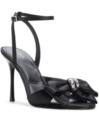 Women's Cllarise Ankle-Strap Bow Stiletto Sandals