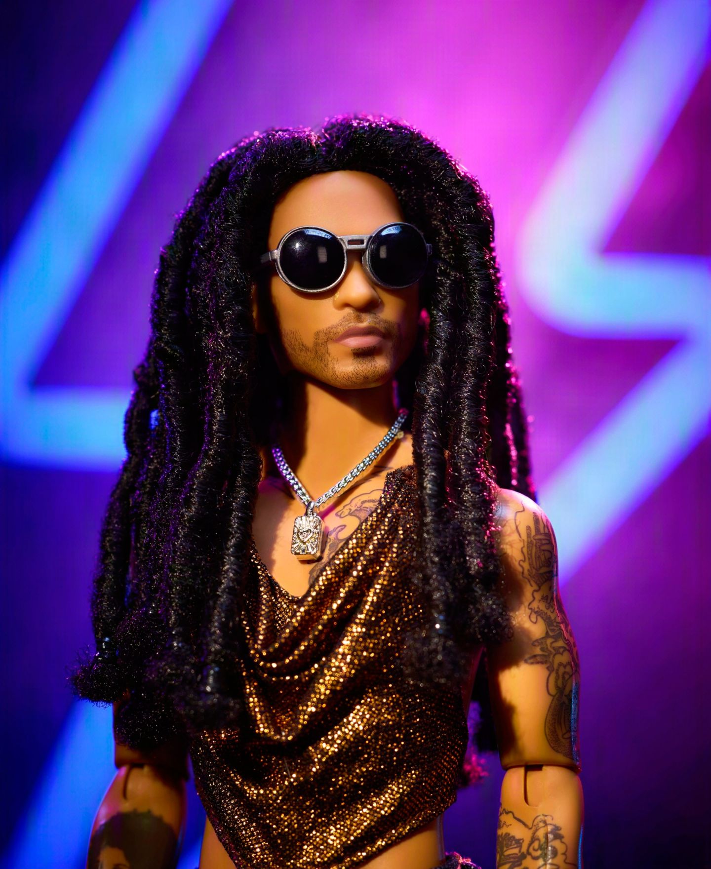 Коллекционная кукла Barbie Kenbassadors Lenny Kravitz, 13 дюймов, от 6 лет — фото 4
