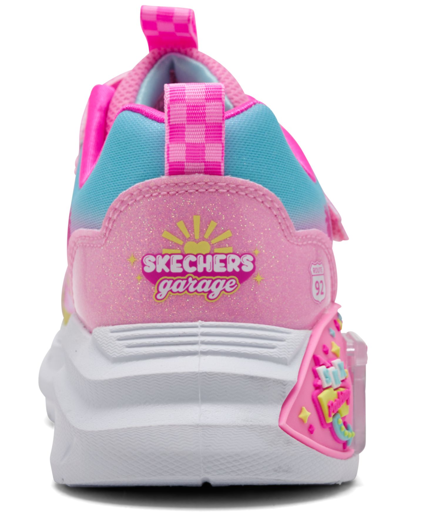 Детские кроссовки Skechers Garage - Glam Racer, цвет: Розовый / Разноцветный — фото 4