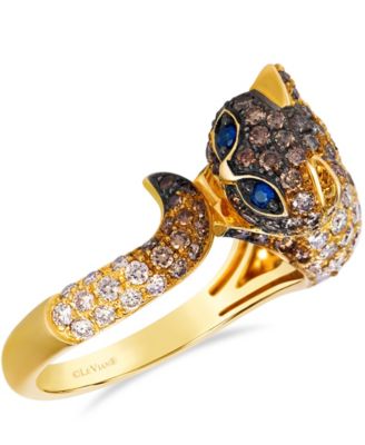 Chocolate Diamond Ring (2.19 ct. t.w.) in 14k Yellow Gold