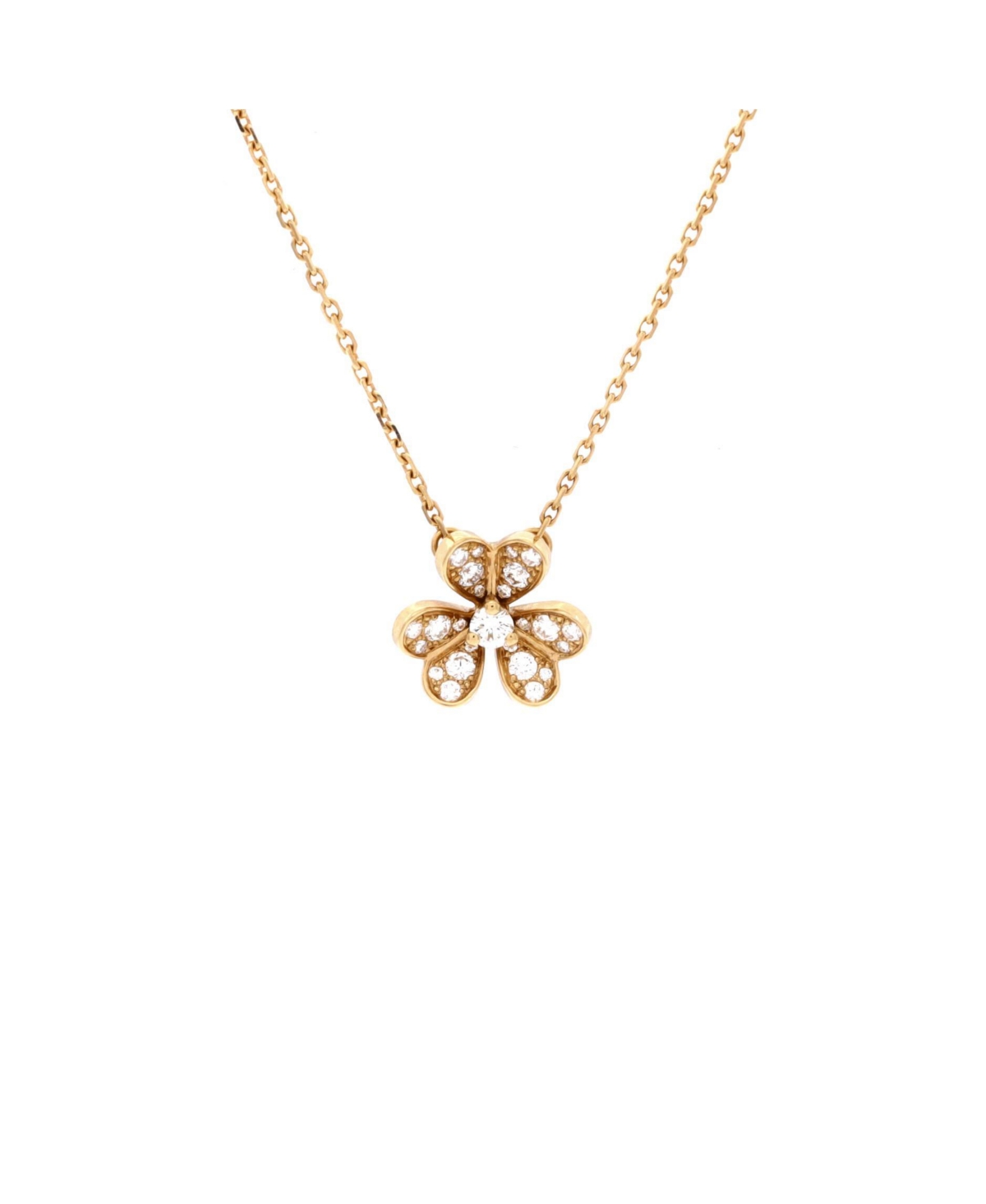 Pre-Owned Van Cleef and Arpels Frivole Pendant Necklace - 18k yellow gold