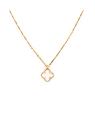 Pre-Owned Van Cleef and Arpels Sweet Alhambra Pendant Necklace