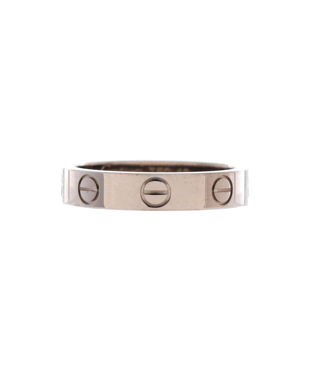 Pre-Owned Cartier Love Wedding Band Ring - 18k white gold