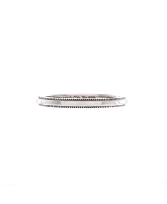 Women's Platinum Classic Milgrain Band Ring