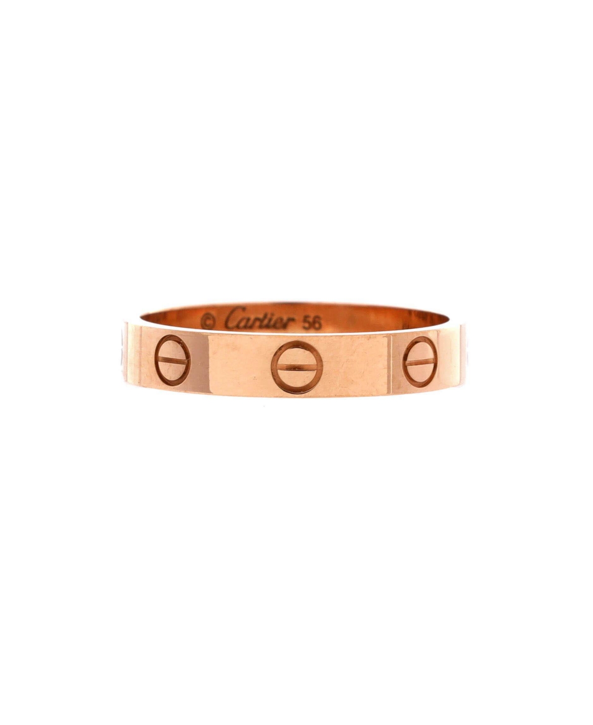 Pre-Owned Cartier Love Wedding Band Ring in 18K Rose Gold
