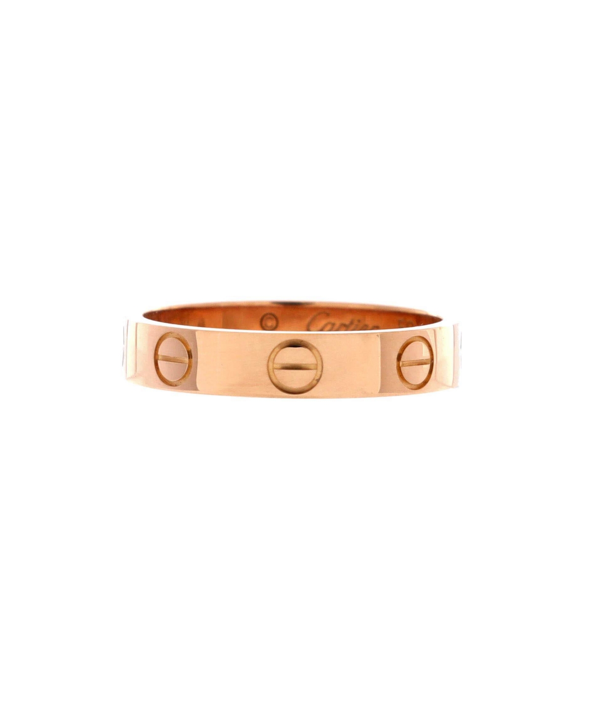 Pre-Owned Cartier Love Wedding Band Ring - 18k rose gold