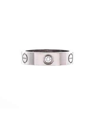 Cartier Love Diamond Band Ring (0.22 ct.) in 18k White Gold