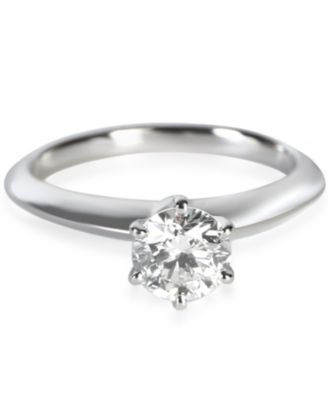 Round Brilliant Diamond Solitaire Engagement Ring 0.67 ct. t.w. in Platinum