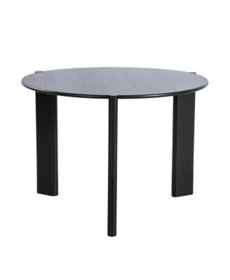 42" Solid Wood Three Leg Base Round Top Dining Table