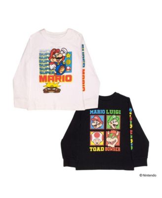Luigi Little Boys 5 - 8 2 Piece Long Sleeve T-Shirt Bundle Set