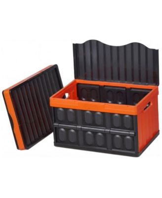 3-Pack 45 L Collapsible Stackable Storage Bins with Lids