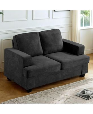 Modern Velvet 2-Seater Loveseat Couch