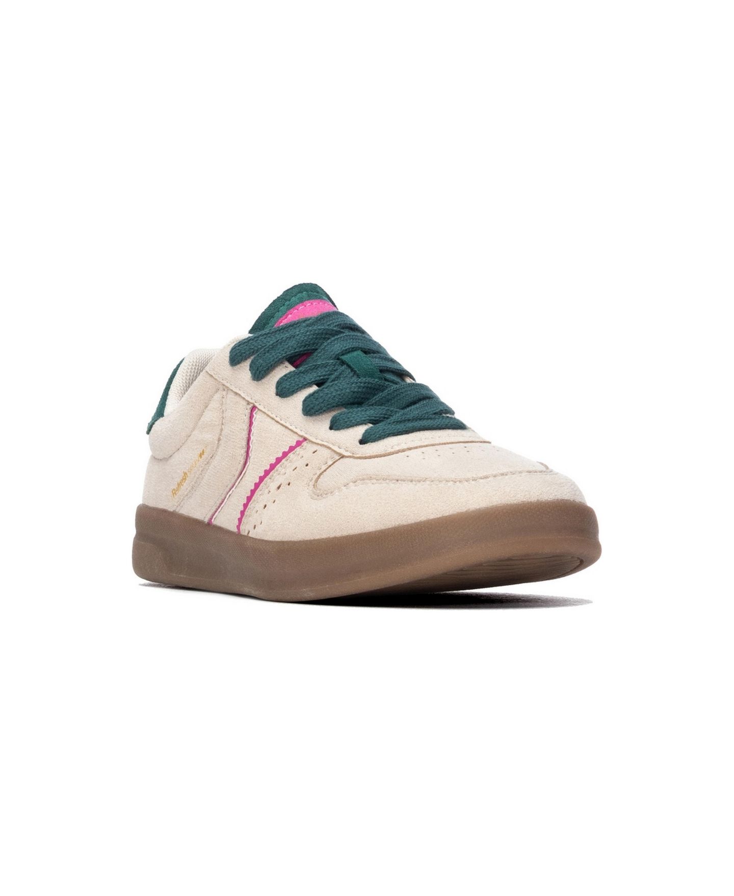 Женские кроссовки XTI Refresh Collection Casual Suede Slip-Resistant, цвет: Бежевый — фото 1
