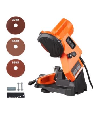 140W Electric Chainsaw Sharpener with 3 Grinding Wheels