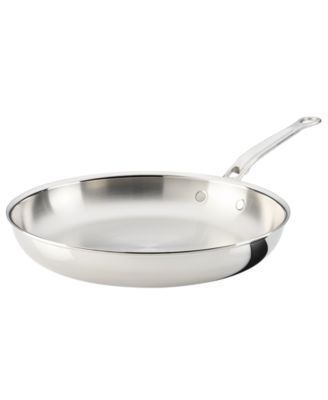 ProBond&reg; Luxe 12.5" Professional Clad Stainless Steel Skillet