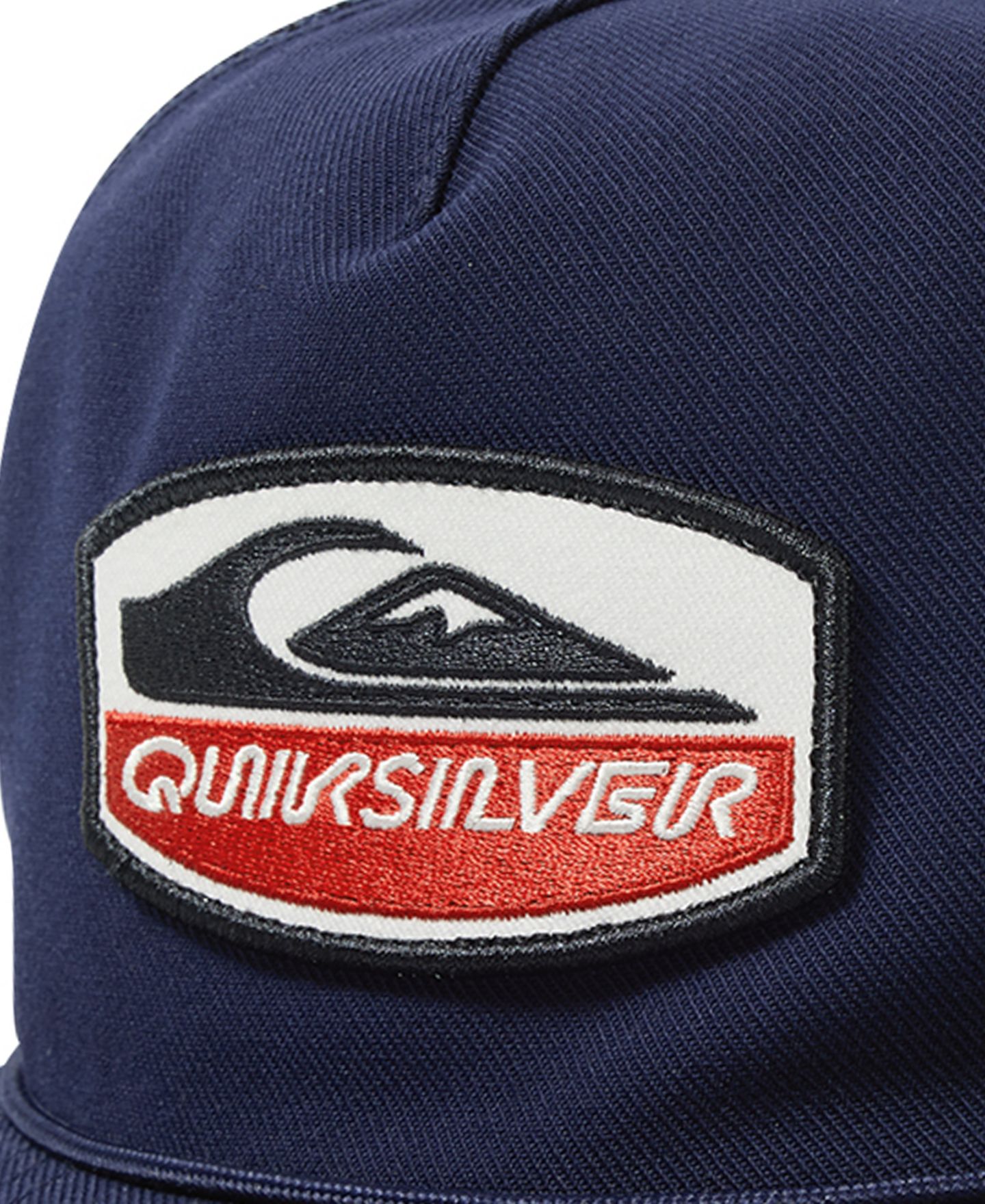 Мужская кепка Quiksilver Embroidered Snapback Trucker Hat, цвет: Тёмный джинсовый — фото 3