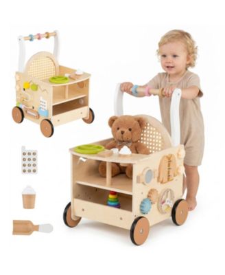 13-in-1 Wooden Activity Center Walker